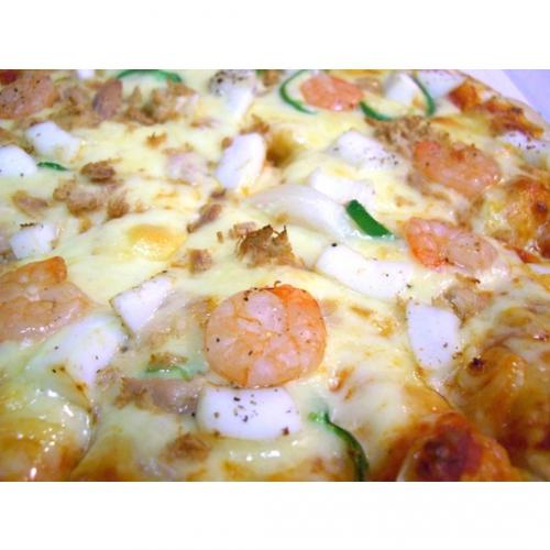 ピザ ピッツァ 冷凍ピザ販売 通販 ペックピザ シーフードピザ M 25センチ